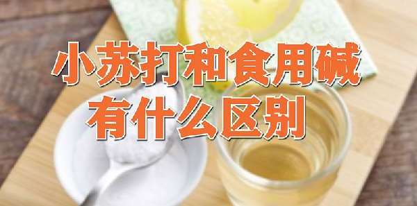 小苏打和食用碱有什么区别