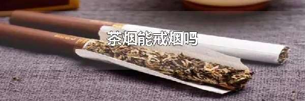 茶烟能戒烟吗