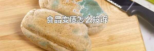 食品变质怎么投诉