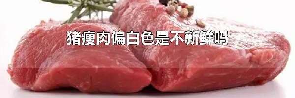 猪瘦肉偏白色是不新鲜吗