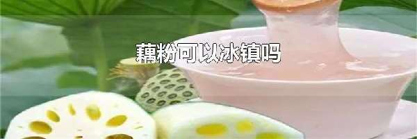 藕粉可以冰镇吗