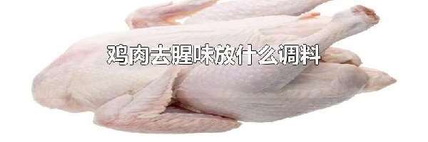 鸡肉去腥味放什么调料