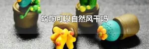 软陶可以自然风干吗