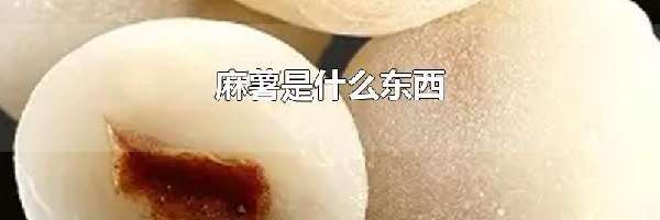 麻薯是什么东西