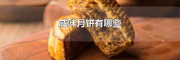 咸味月饼有哪些