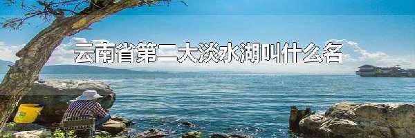 云南省第二大淡水湖叫什么名字