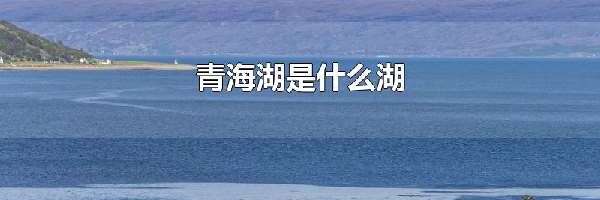 青海湖是什么湖