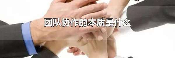 团队协作的本质是什么