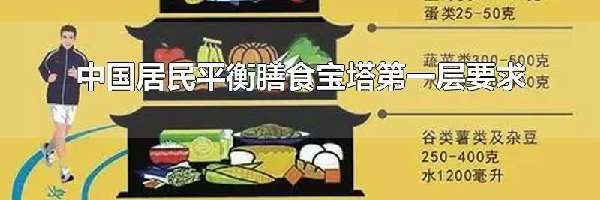 中国居民平衡膳食宝塔第一层要求