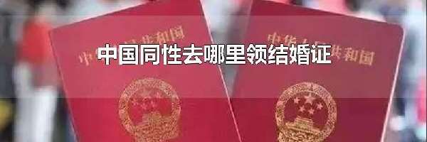 中国同性去哪里领结婚证