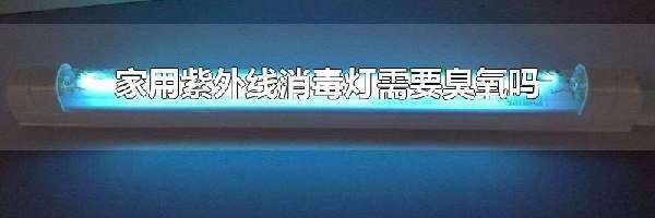 家用紫外线消毒灯需要臭氧吗