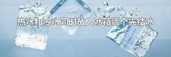 热水和冷水同时放入冰箱哪个先结冰