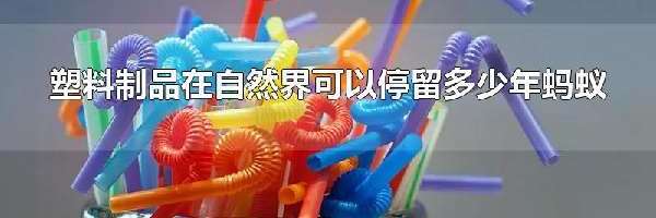 塑料制品在自然界可以停留多少年蚂蚁