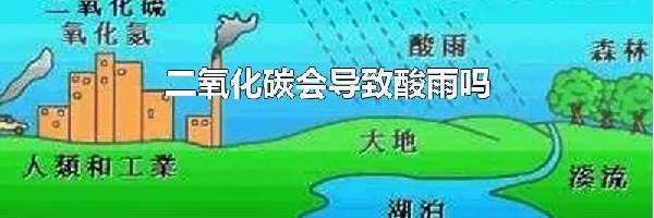 二氧化碳会导致酸雨吗