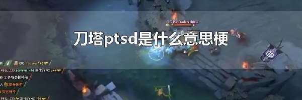 刀塔ptsd是什么意思梗