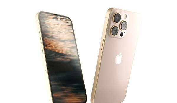 网络曝光 Apple 全新金色版本 iPhone 14 Pro 概念机样貌
