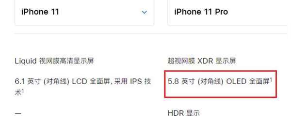 苹果11pro屏幕是lcd还是oled iphone11pro是什么屏幕材质