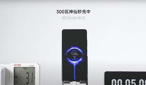 充满仅需五分钟？Redmi 发布 300w 闪电快充技术