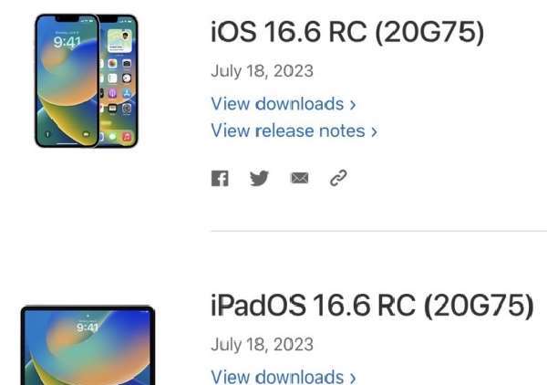 iPhoneXiPhone8将迎来终点？iOS16.6RC发布！