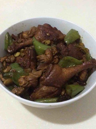 豆腐结毛豆烧鸭腿